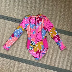 Maaji Pink and Blue Kids Swim One Piece